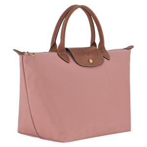 Le Pliage Original M Handbag Pink Tea – Recycled canvas