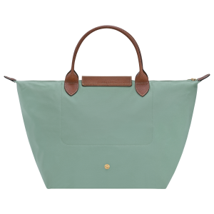 Le Pliage Original M Handbag Celadon – Recycled canvas