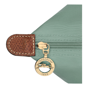 Le Pliage Original M Handbag Celadon – Recycled canvas