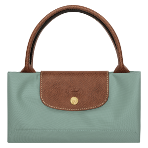 Le Pliage Original M Handbag Celadon – Recycled canvas