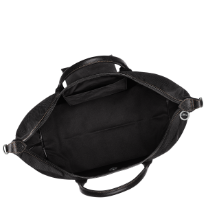 Boxford L Travel bag Black – Recycled canvas