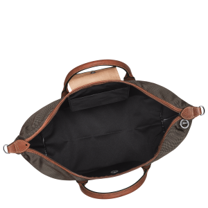 Boxford L Travel bag Brown – Recycled canvas