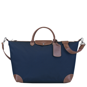 Boxford L Travel bag Blue – Recycled canvas
