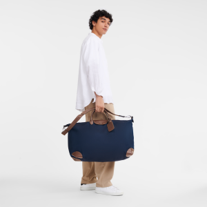 Boxford L Travel bag Blue – Recycled canvas