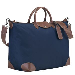 Boxford L Travel bag Blue – Recycled canvas