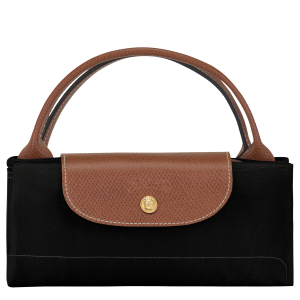 Le Pliage Original L Travel bag Black – Recycled canvas
