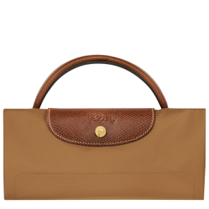 Le Pliage Original L Travel bag Fawn – Recycled canvas