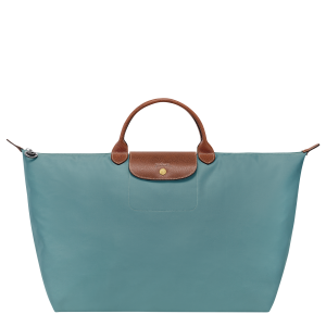 Le Pliage Original L Travel bag Eucalyptus – Recycled canvas
