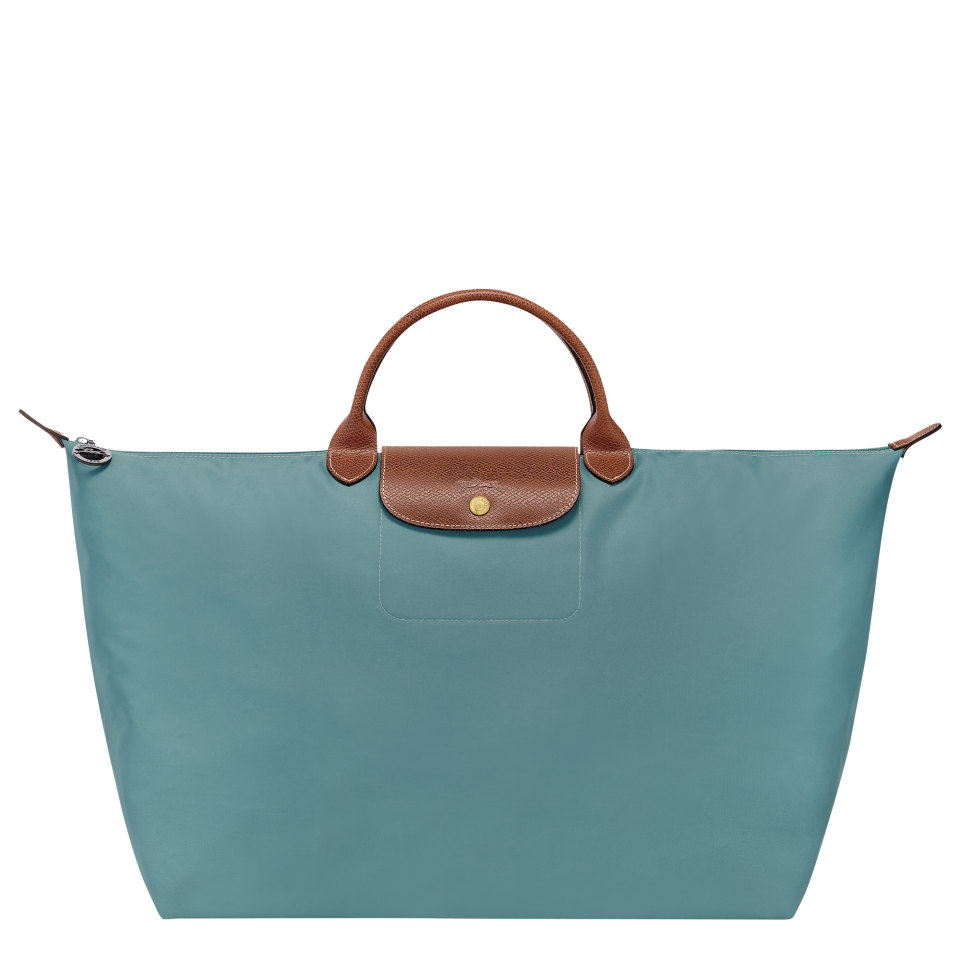 Le Pliage Original L Travel bag Eucalyptus - Recycled canvas
