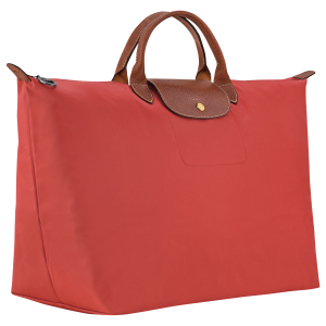 Le Pliage Original L Travel bag Tomato – Recycled canvas