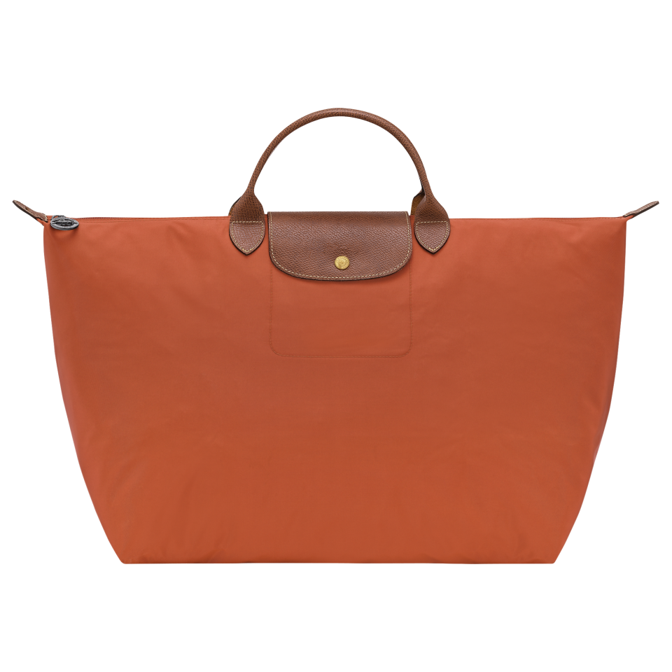 Le Pliage Original L Travel bag Brick - Recycled canvas