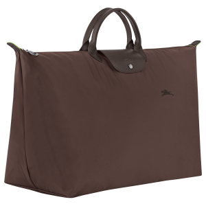 Le Pliage Green L Travel bag Mocha – Recycled canvas