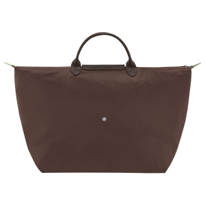 Le Pliage Green L Travel bag Mocha – Recycled canvas