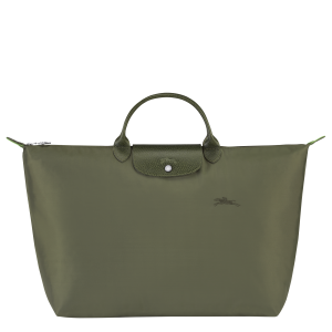 Le Pliage Green L Travel bag Forest – Recycled canvas