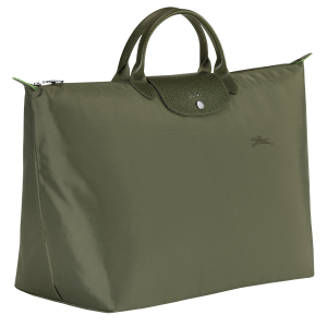 Le Pliage Green L Travel bag Forest – Recycled canvas