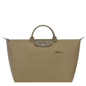 Le Pliage Green L Travel bag Artichoke – Recycled canvas