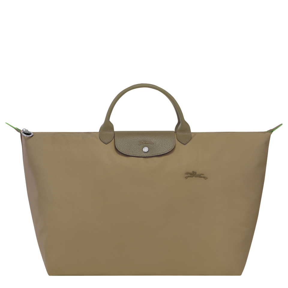 Le Pliage Green L Travel bag Artichoke - Recycled canvas