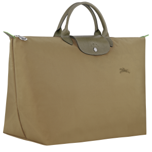 Le Pliage Green L Travel bag Artichoke – Recycled canvas