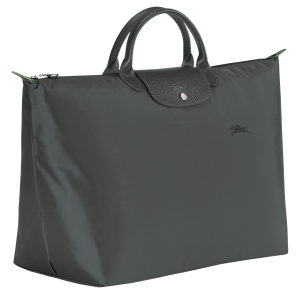 Le Pliage Green L Travel bag Graphite – Recycled canvas