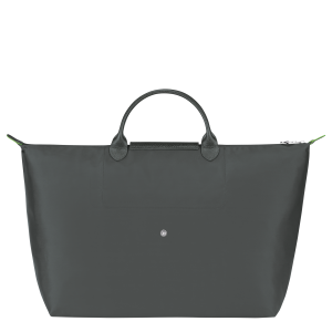 Le Pliage Green L Travel bag Graphite – Recycled canvas