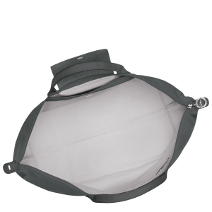 Le Pliage Green L Travel bag Graphite – Recycled canvas