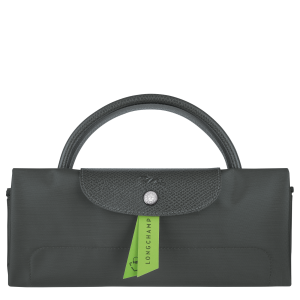 Le Pliage Green L Travel bag Graphite – Recycled canvas