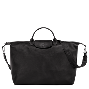 Le Pliage Xtra L Travel bag Black – Leather