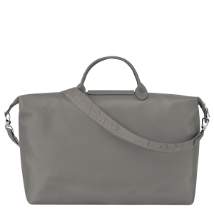 Le Pliage Xtra L Travel bag Turtledove – Leather