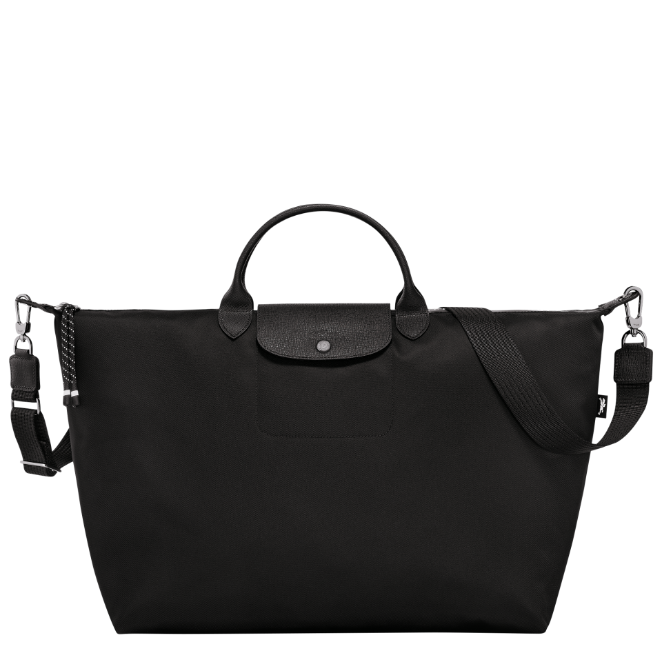 Le Pliage Energy L Travel bag Black - Recycled canvas