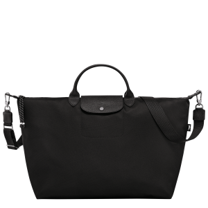 Le Pliage Energy L Travel bag Black – Recycled canvas