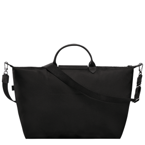 Le Pliage Energy L Travel bag Black – Recycled canvas