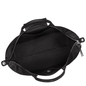 Le Pliage Energy L Travel bag Black – Recycled canvas