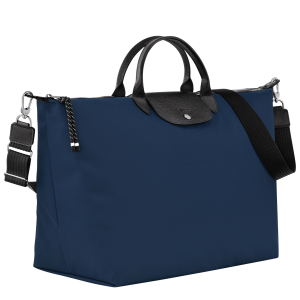 Le Pliage Energy L Travel bag Navy – Recycled canvas