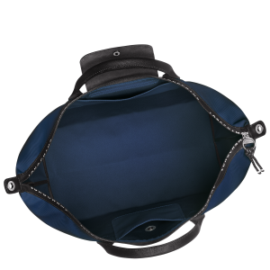 Le Pliage Energy L Travel bag Navy – Recycled canvas