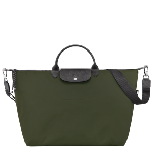 Le Pliage Energy L Travel bag Khaki – Recycled canvas