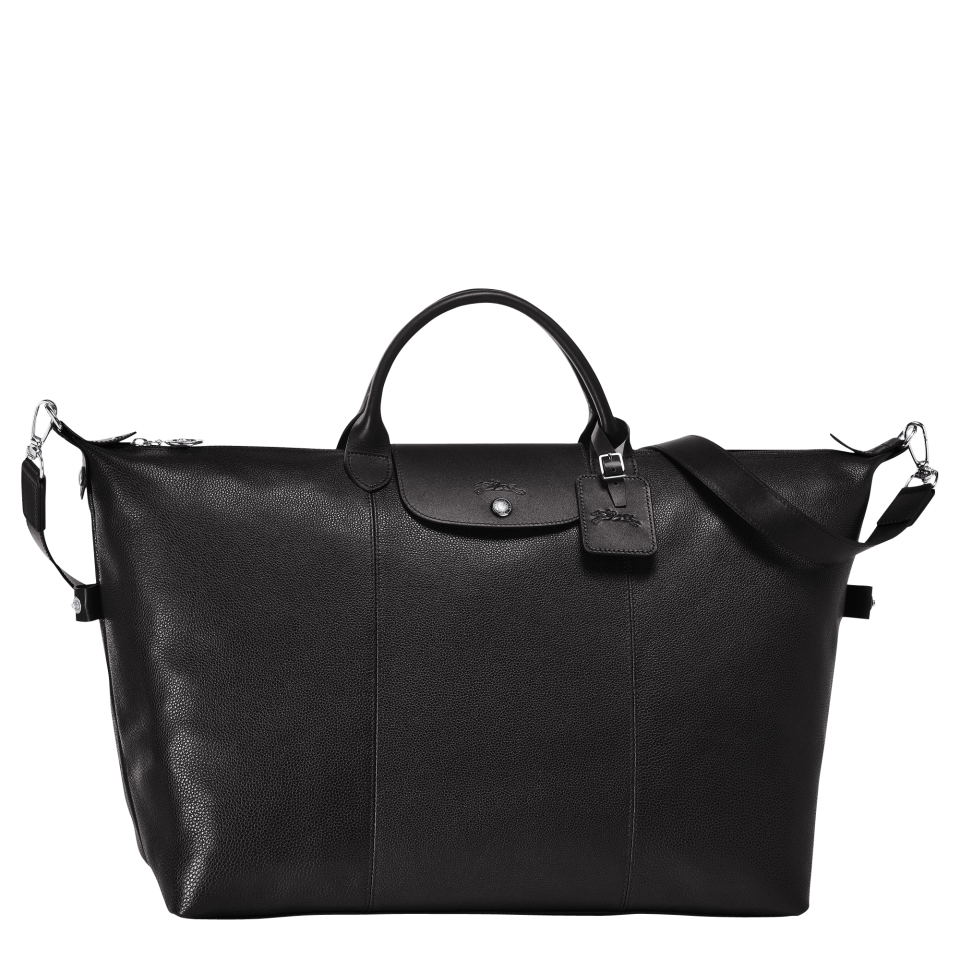 Le Foulonné XL Travel bag Black - Leather