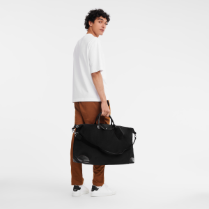 Boxford XL Travel bag Black – Recycled canvas