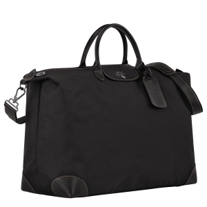Boxford XL Travel bag Black – Recycled canvas