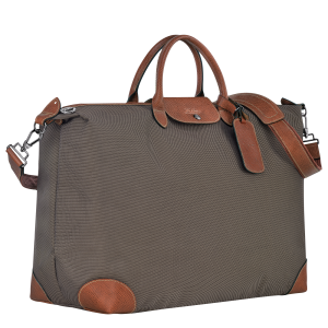 Boxford XL Travel bag Brown – Recycled canvas