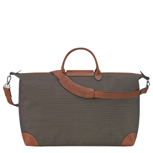 Boxford XL Travel bag Brown – Recycled canvas
