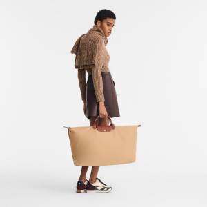 Le Pliage Original XL Travel bag Fawn – Recycled canvas
