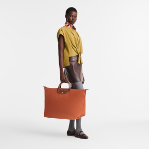 Le Pliage Original XL Travel bag Brick – Recycled canvas