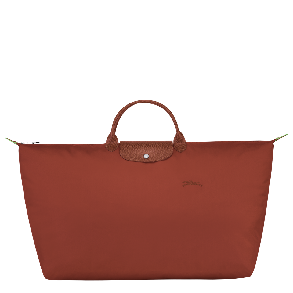 Le Pliage Green XL Travel bag Chestnut - Recycled canvas