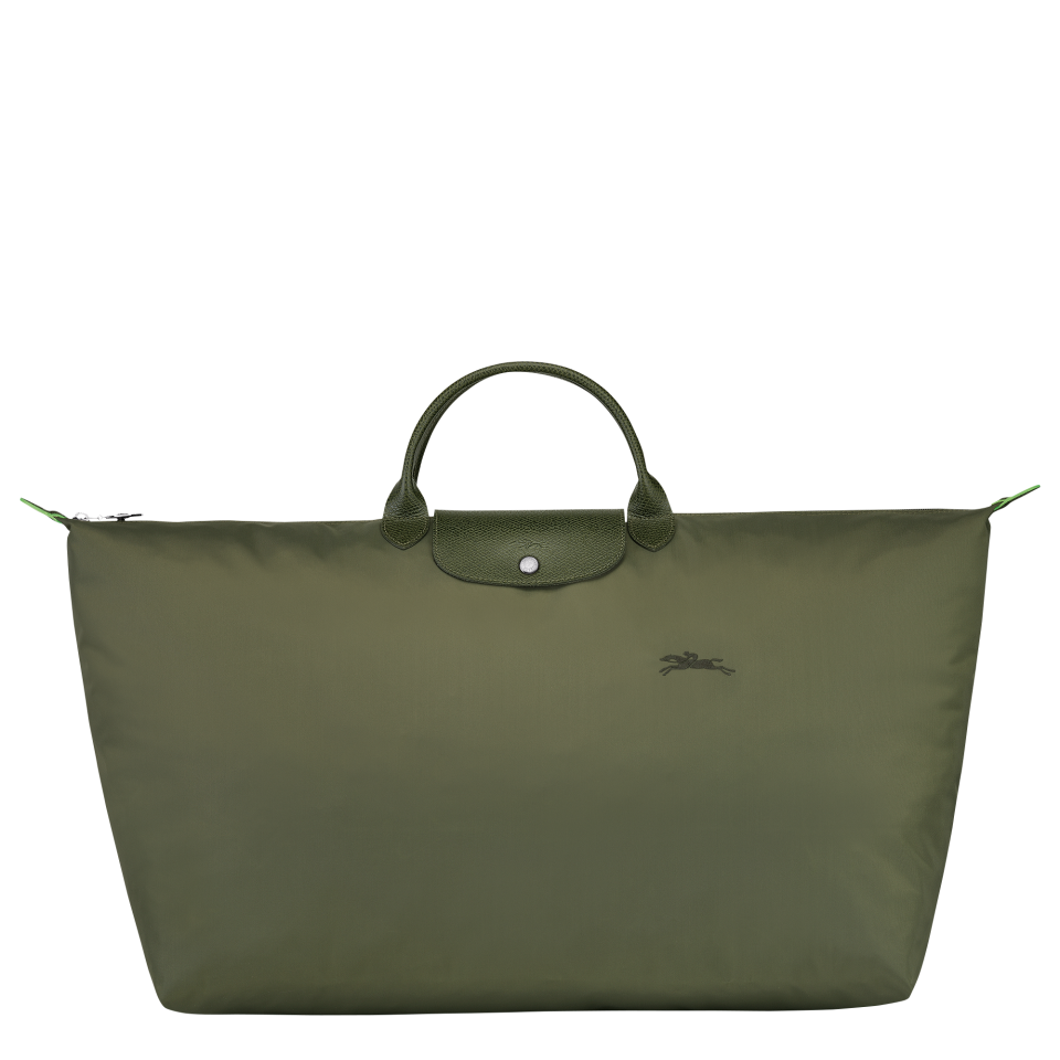 Le Pliage Green XL Travel bag Forest - Recycled canvas