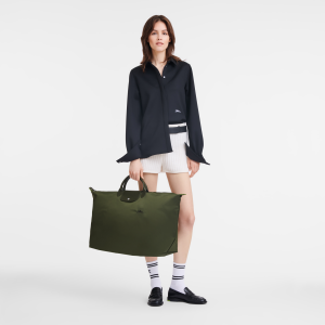 Le Pliage Green XL Travel bag Forest – Recycled canvas