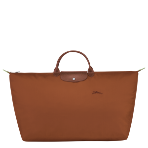 Le Pliage Green XL Travel bag Cognac – Recycled canvas