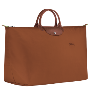 Le Pliage Green XL Travel bag Cognac – Recycled canvas