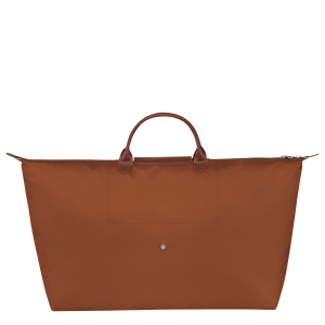 Le Pliage Green XL Travel bag Cognac – Recycled canvas