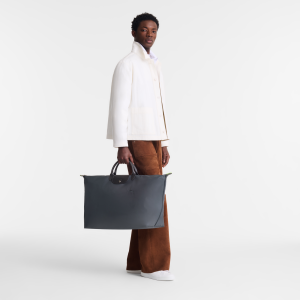 Le Pliage Green XL Travel bag Graphite – Recycled canvas
