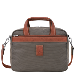 Boxford S Travel bag Brown – Recycled canvas